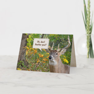 Carte Anniversaire Buck in Woods