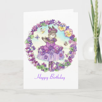 Carte anniversaire Bunny
