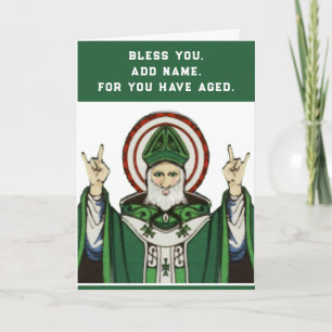 Carte Anniversaire catholique amusant