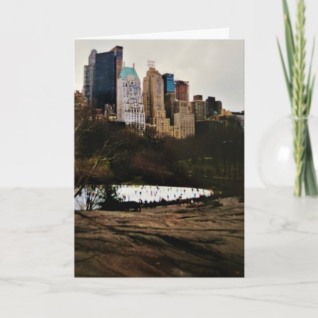 Carte anniversaire "Central Park" (Devant)