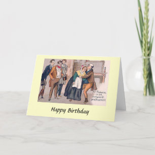 Carte Anniversaire - Charles Dickens, "Pickwick Pa