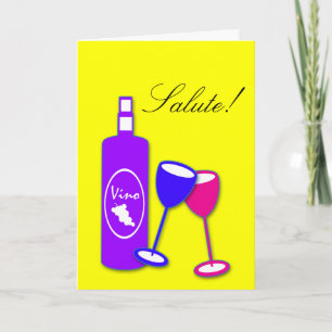 Carte Anniversaire Cheval Vin Bouteille Et Lunettes