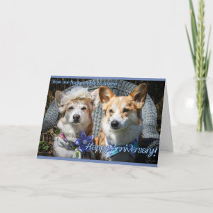 Carte Anniversaire Corgi