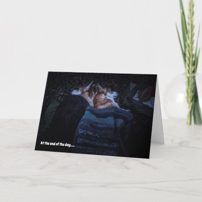 Carte Anniversaire Corgi (Devant)