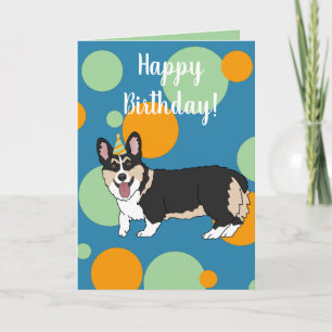 Carte Anniversaire Corgi