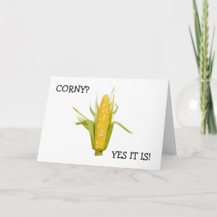 CARTE ANNIVERSAIRE CORNY ET CUTE VOUS SOUHAITE !