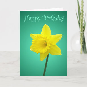 Carte Anniversaire Daffodique - II