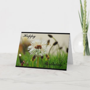 Carte Anniversaire Dandelion