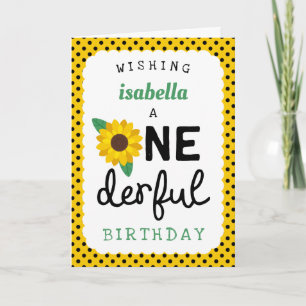 Carte Anniversaire d'anniversaire d'Onederful de