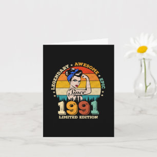 Carte anniversaire de 34 ans Vintage 34e anniversaire Ca