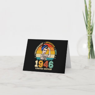 Carte anniversaire de 79 ans 1946 Vintage 79e anniversai