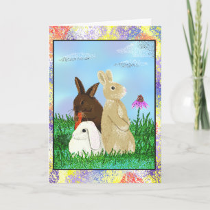 Carte Anniversaire de Bonny Bunnies