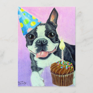 Carte Anniversaire de Boston