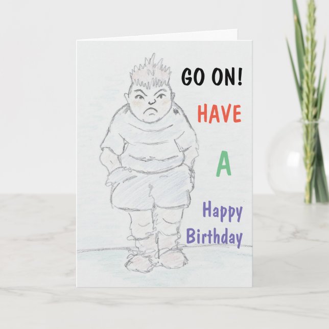 Carte Anniversaire de Bully Boy (Devant)