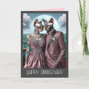 Carte Anniversaire de Chat Sphynx   Remplir ensemb