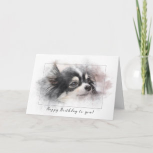 Carte Anniversaire de chien de Pomeranian