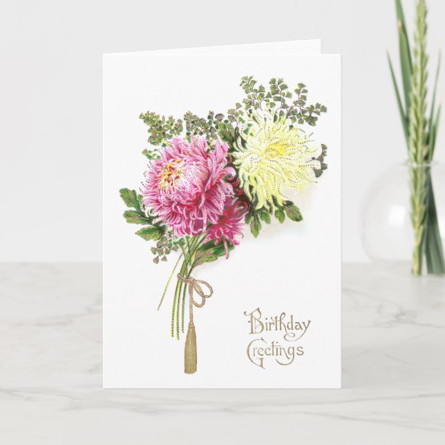 Carte Anniversaire de Chrysanthemum (Devant)