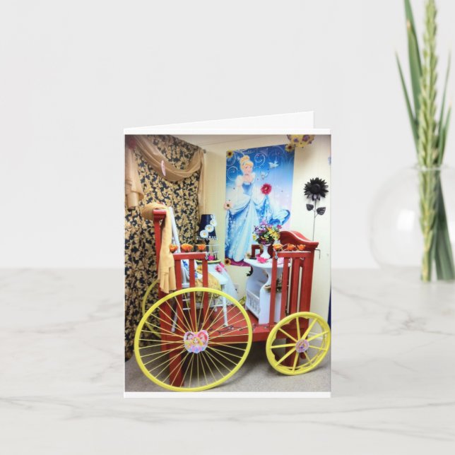 Carte Anniversaire de Cinderela (Devant)