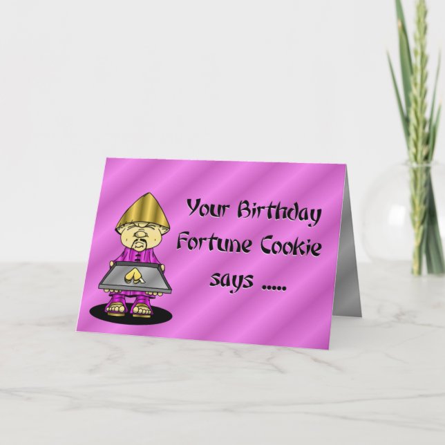 Carte Anniversaire de Cookeez de fortune (Devant)