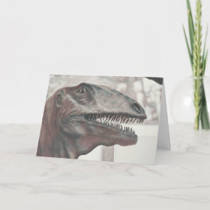 Carte Anniversaire de Dinosaur effrayant