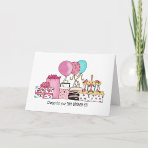 Carte anniversaire de diva, encouragez votre 50e anniver