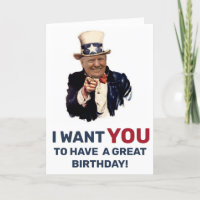 CARTE ANNIVERSAIRE DE DONALD TRUMP