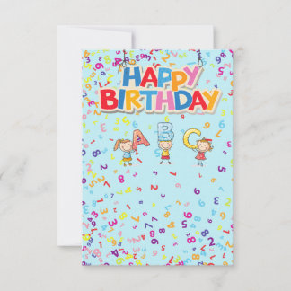 Carte Anniversaire de enfant