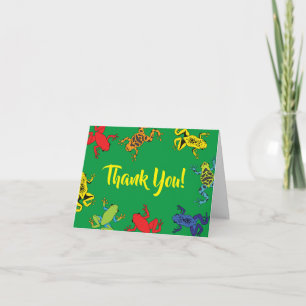 Carte Anniversaire de enfant de grenouilles arborescente