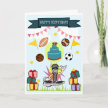Carte Anniversaire de enfant interactive