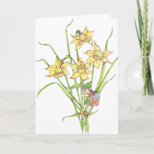 Carte Anniversaire de fée de mars