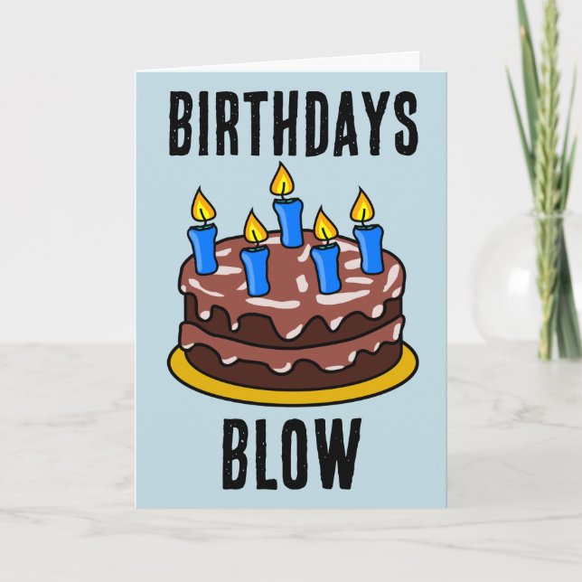 CARTE ANNIVERSAIRE DE FUNNY CAKE GREETING CARD (Devant)