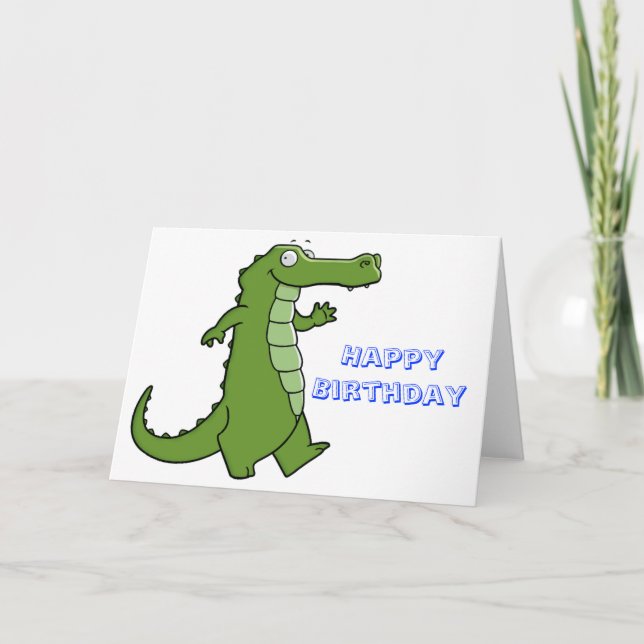 Carte Anniversaire de Gator (Devant)