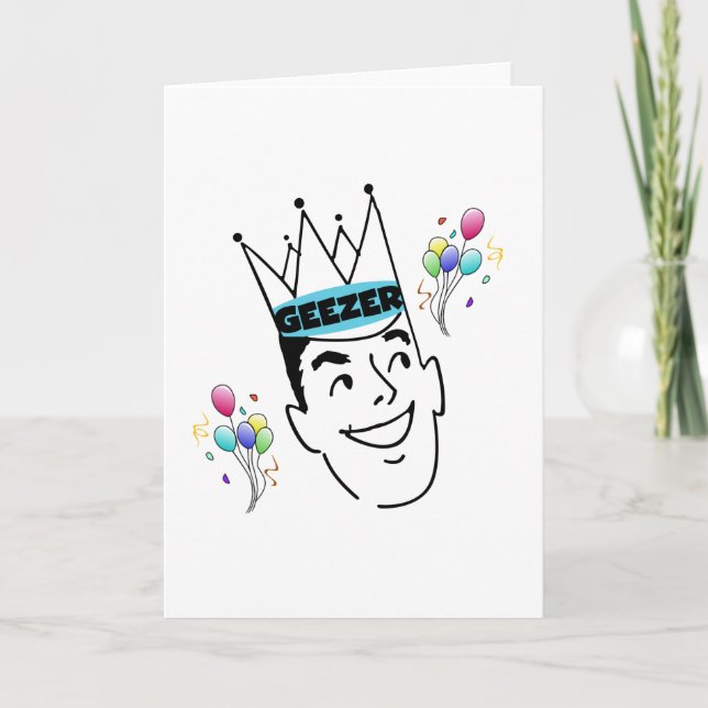 Carte Anniversaire de Geezer (Devant)