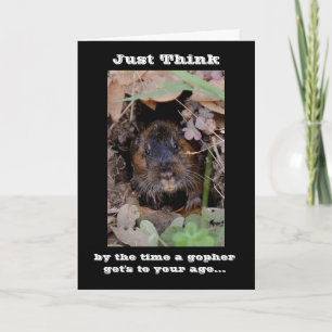 Carte Anniversaire de Gopher