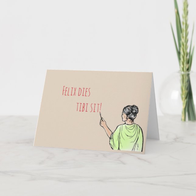 Carte Anniversaire de Graffito (Devant)