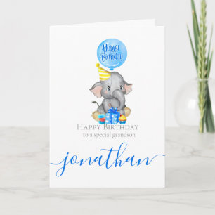 Carte Anniversaire de Grand-Fils Inoubliable !