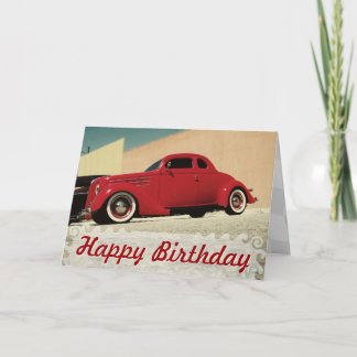 Carte Anniversaire de Hot Rod