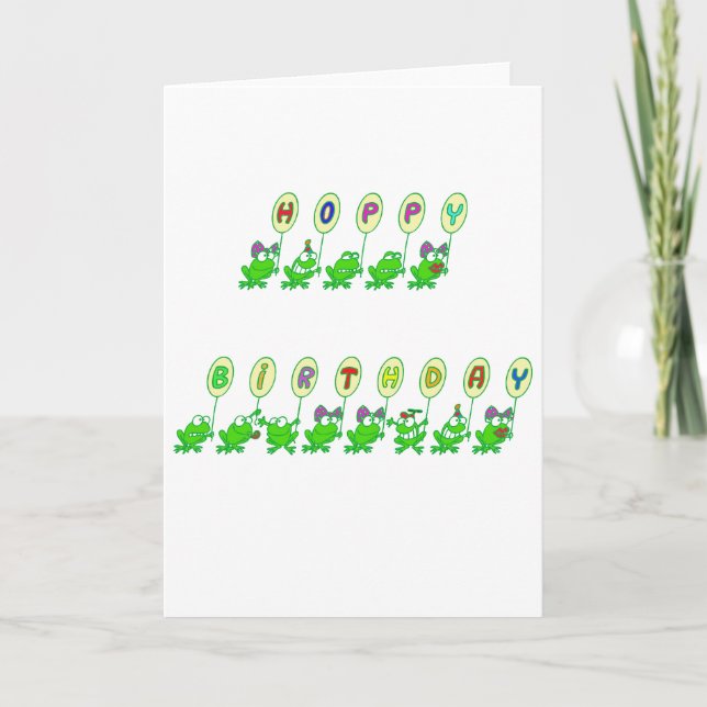 CARTE ANNIVERSAIRE DE HOUBLON (Devant)