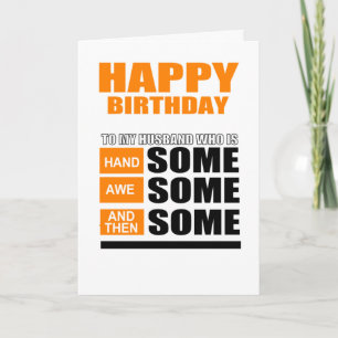 Carte Anniversaire de Hubby