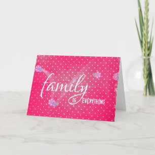 Carte anniversaire de la belle-mère à pois