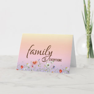 Carte Anniversaire de la belle-mère avec frontière flora