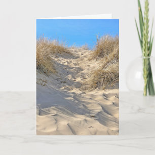 Carte Anniversaire de la dune de sable de plage