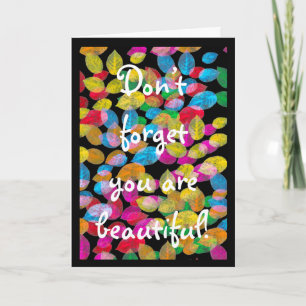 Carte Anniversaire de la femme N’oubliez pas que vous êt