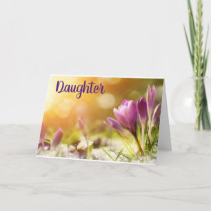Carte ANNIVERSAIRE DE LA FILLE "21ème" avec BEAUTIUFL FL