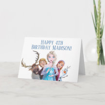 Anniversaire de la fille congelée de Disney