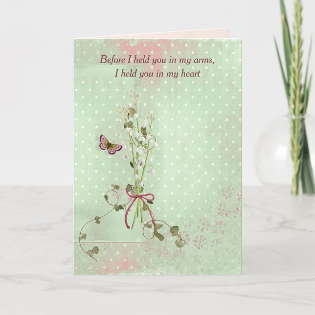 Carte Anniversaire de la fille Lily de la vallée (Devant)
