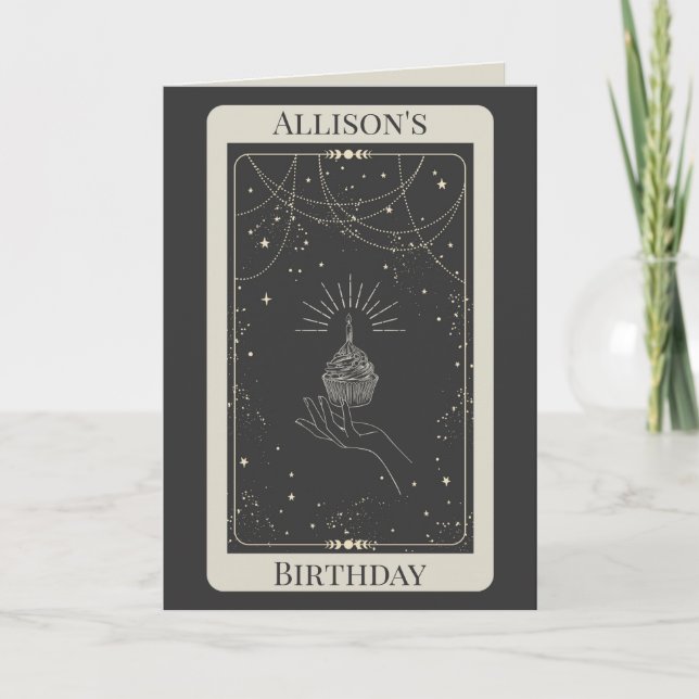 Carte Anniversaire de la Fortune de tir de marine mystiq (Devant)