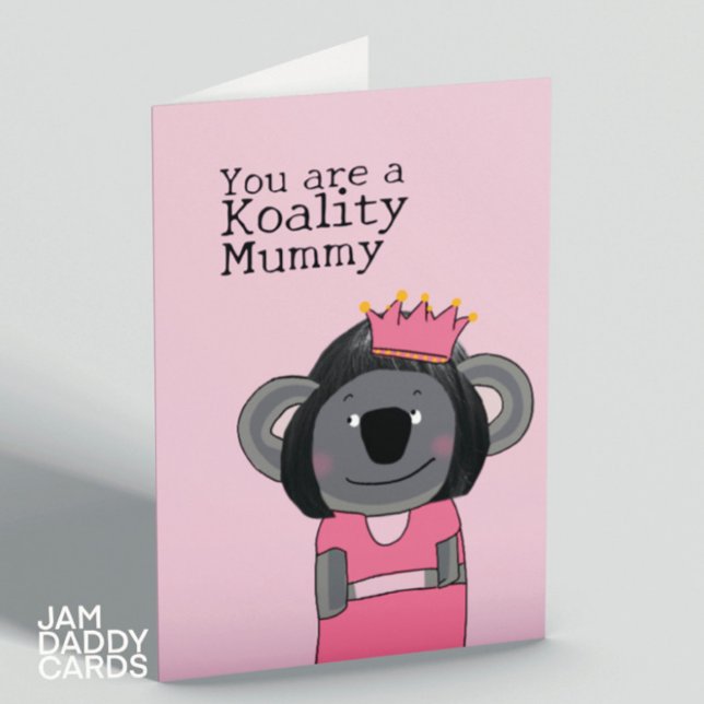 Carte Anniversaire de la meilleure maman Koala (Créateur téléchargé)