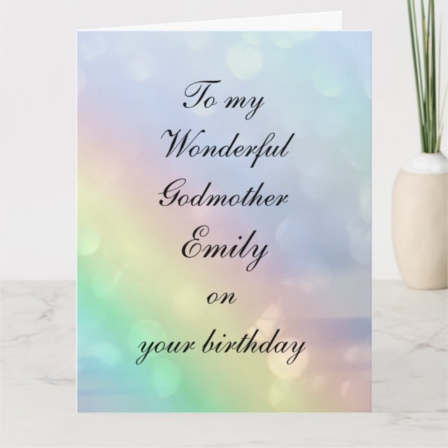 Carte Anniversaire de la mère-mère personnalisée (Devant)
