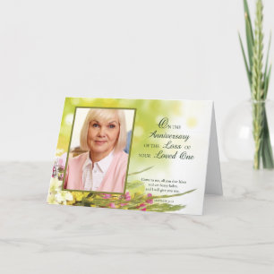 Carte Anniversaire de la mort de quelqu’un d’aimé, photo